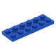 LEGO technic lapos elem 2×6 5 lyukkal, kék (32001)