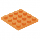 LEGO lapos elem 4x4, narancssárga (3031)