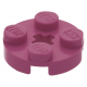 LEGO lapos elem kerek 2x2, sötét rózsaszín (4032)