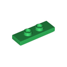 LEGO lapos elem 2 bütyökkel középen 1×3, zöld (34103)