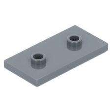 LEGO lapos elem 2x4 2 bütyökkel középen, sötétszürke (65509) LEGO lapos elem 2x4 2 bütyökkel középen, sötétszürke (65509)