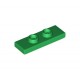 LEGO lapos elem 2 bütyökkel középen 1×3, zöld (34103)
