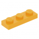 LEGO lapos elem 1x3, világos narancssárga (3623)