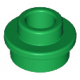 LEGO lapos elem kerek 1x1 lyukas bütyökkel, zöld (85861)