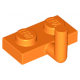LEGO lapos elem 1x2 horoggal (5mm), narancssárga (4623/88072)