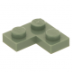 LEGO lapos elem 2x2 sarok, homokzöld (2420)