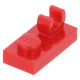 LEGO lapos elem 1×2 tetején fogóval, piros (44861)