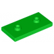 LEGO lapos elem 2×4 2 bütyökkel középen, világoszöld (65509)