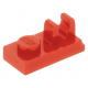 LEGO lapos elem 1×2 tetején fogóval, piros (92280)