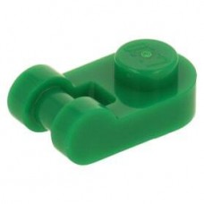 LEGO lapos elem kerek 1x1 fogóval, zöld (26047)