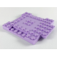LEGO lapos elem 8x8 középen kiemelkedéssel, oldalán 1×4-es lapos csatlakozóval, levendula lila (15624)