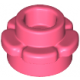 LEGO virág alakú lapos elem kerek 1x1 (5 szirommal), korall (24866)