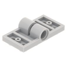 LEGO lapos elem 2×4 alján 2 db pin csatlakozóval, világosszürke (26599)