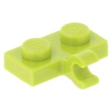 LEGO lapos elem 1x2 fogóval, lime (11476) LEGO lapos elem 1x2 fogóval, lime (11476)