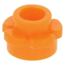 LEGO virág alakú lapos elem kerek 1x1 (5 szirommal), narancssárga (24866)