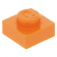LEGO lapos elem 1x1, narancssárga (3024)