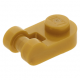 LEGO lapos elem kerek 1x1 fogóval, gyöngyház arany (26047)