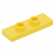 LEGO lapos elem 2 bütyökkel középen 1×3, sárga (34103)