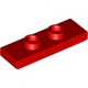 LEGO lapos elem 2 bütyökkel középen 1×3, piros (34103)