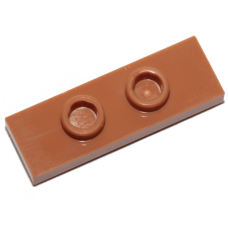 LEGO lapos elem 2 bütyökkel középen 1×3, középsötét testszínű (34103)