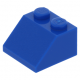 LEGO tetőelem 45°-os 2×2, kék (3039)