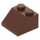 LEGO tetőelem 45°-os 2×2, vörösesbarna (3039)