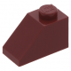 LEGO tetőelem 45°-os 2×1, sötétpiros (3040)