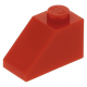 LEGO tetőelem 45°-os 2×1, piros (3040)