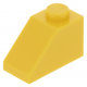 LEGO tetőelem 45°-os 2×1, sárga (3040)