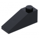 LEGO tetőelem 25°-os (33) 3×1, fekete (4286)