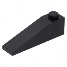 LEGO tetőelem 18°-os 4×1, fekete (60477)