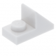 LEGO tetőelem 45°-os 2×1 kivágással, fehér (92946)