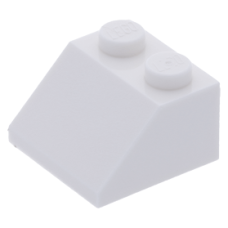 LEGO tetőelem 45°-os 2×2, fehér (3039)