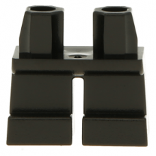 LEGO láb rövid, fekete (41879) --- Debrecenben raktáron!