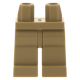 LEGO láb, sötét sárgásbarna (970c00)