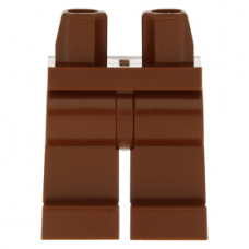 LEGO láb, vörösesbarna (970c00) --- Debrecenben raktáron!
