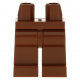LEGO láb, vörösesbarna (970c00)