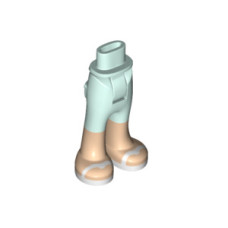 LEGO Friends láb (vízzöld nadrág, fehér cipő) (35573)