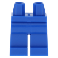 LEGO láb, kék (970c00)