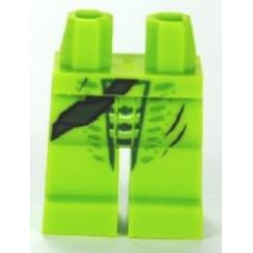 LEGO láb mintával (Lasha, Ninjago), lime (98902)