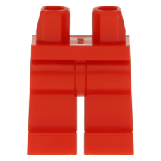 LEGO láb, piros (970c00)