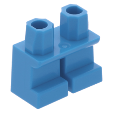 LEGO láb rövid, sötét azúrkék (41879)