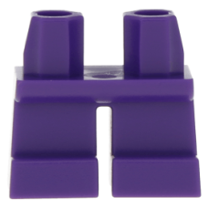 LEGO láb rövid, sötétlila (41879)
