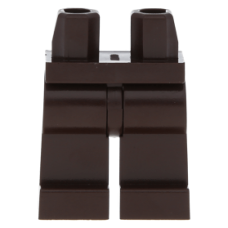 LEGO láb, sötétbarna (970c00)