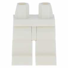 LEGO láb, fehér (970c00)