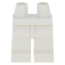 LEGO láb, fehér (970c00)