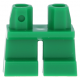 LEGO láb rövid, zöld (41879)