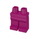 LEGO láb, bíborvörös (970c00)