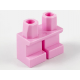 LEGO láb rövid, világos rózsaszín (41879)
