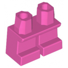 LEGO láb rövid, sötét rózsaszín (41879)